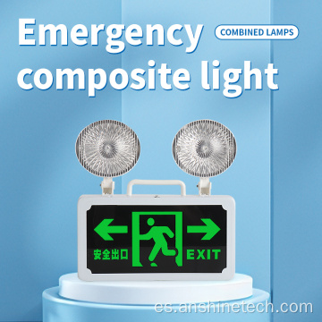 Iluminación de salida de emergencia de litio de 3,7 V.